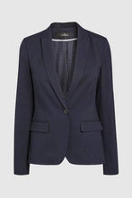 Load image into Gallery viewer, Navy Single Breasted Tailored Fit Jacket - Allsport
