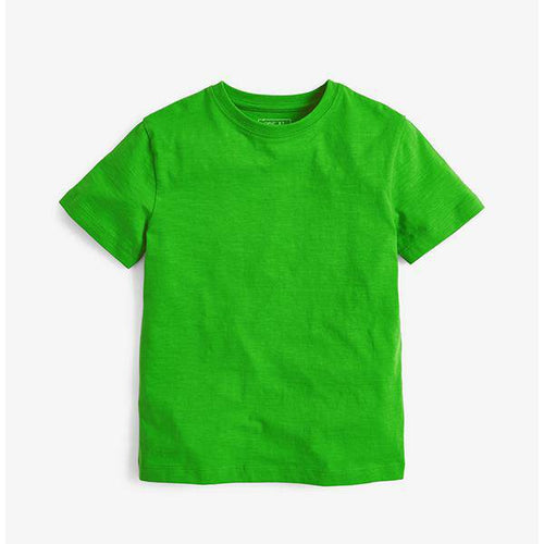 Crew Neck Bright Green T-Shirt (3-12yrs) - Allsport