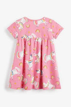 Load image into Gallery viewer, Bright Pink Unicorn Jersey Dress - Allsport
