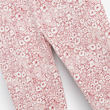 Load image into Gallery viewer, Pink Ditsy Cotton Leggings (3mths-6yrs) - Allsport
