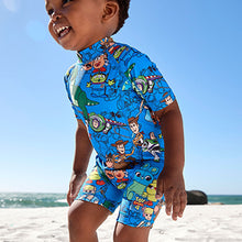 Load image into Gallery viewer, Blue Toy Story Sunsafe Swimsuit (3mths-5yrs) - Allsport
