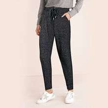 Load image into Gallery viewer, Charcoal Animal Print Jersey Joggers - Allsport
