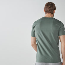 Load image into Gallery viewer, Dusky Green Crew Slim Fit T-Shirt - Allsport

