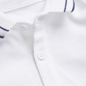 White Poloshirt Bodysuit (0mths-18mths) - Allsport