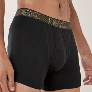 Signature Black Bambou Signature A-Front Boxers 4 Pack