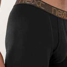 Load image into Gallery viewer, Signature Black Bambou Signature A-Front Boxers 4 Pack

