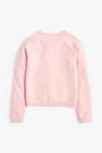 Load image into Gallery viewer, PINK MARL PS CARDI (3YRS-12YRS) - Allsport
