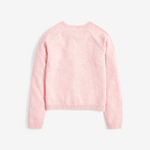 Load image into Gallery viewer, Pink Marl Cardigan (3-12yrs) - Allsport
