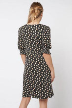 Load image into Gallery viewer, Monochrome Spot Vintage Style Dress - Allsport
