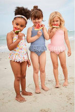 Load image into Gallery viewer, Multi Ditsy 2 Piece Set Swimsuit And Headband - Allsport
