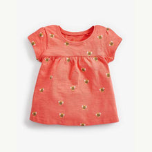 Load image into Gallery viewer, Bee Print Organic Cotton T-Shirt (3mths-5yrs) - Allsport
