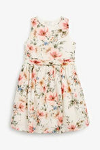 Load image into Gallery viewer, Ecru Pink Floral Prom Dress - Allsport
