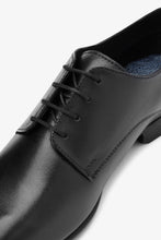 Load image into Gallery viewer, BLACK LEATHER DERBY SHOES - Allsport

