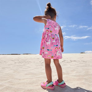 Pink Sleeveless Jersey Dress (3mths-6yrs) - Allsport