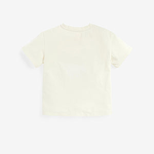 White Sequin Taste Of Summer T-Shirt (3-12yrs) - Allsport