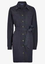Load image into Gallery viewer, NAVY SHIRT DRESS - Allsport
