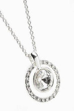 Load image into Gallery viewer, Silver Plated Sparkle Necklace With Swarovski® Crystals - Allsport
