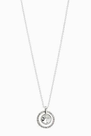 Silver Plated Sparkle Necklace With Swarovski® Crystals - Allsport