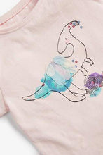 Load image into Gallery viewer, SS PINK PRTTY DINO T (3MTHS-5YRS) - Allsport
