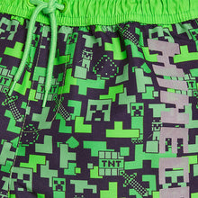 Load image into Gallery viewer, Green Minecraft Swim Shorts (3-12yrs)
