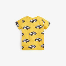 Load image into Gallery viewer, Yellow Short Sleeve Police Car T-Shirt - Allsport
