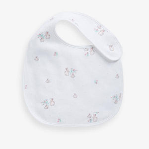 Pink 4 Pack Delicate Bunny Bibs - Allsport