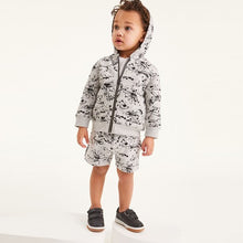 Load image into Gallery viewer, Grey Short Print Jersey (3mths-5yrs) - Allsport
