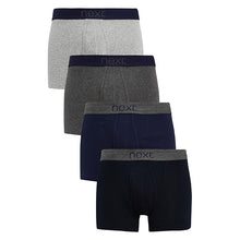 Load image into Gallery viewer, 4PK GREY NAVY A-FRONTS PPURE COTTON - Allsport

