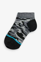 Load image into Gallery viewer, Multi 7 Pack Cotton Rich Camo Trainer Socks - Allsport
