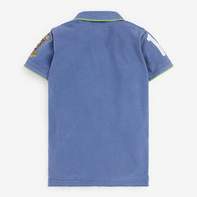 Load image into Gallery viewer, Blue Heritage Polo Shirt (3-12yrs) - Allsport
