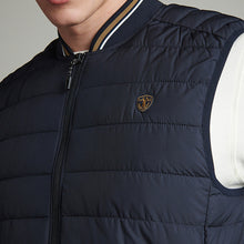 Load image into Gallery viewer, Navy Shower Resistant Tipped Gilet
