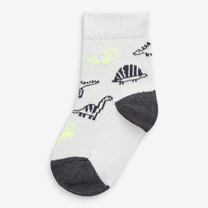 5 Pack Monochrome Socks (Younger) - Allsport