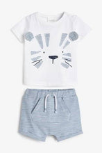 Load image into Gallery viewer, BLUE SHORT SET (0MTH-18MTHS) - Allsport
