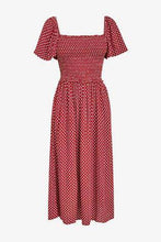 Load image into Gallery viewer, Berry Spot Off The Shoulder Dress - Allsport
