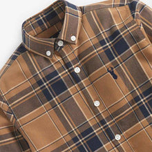 Load image into Gallery viewer, Neutral Check Oxford Shirt (3-12yrs) - Allsport
