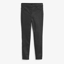 Load image into Gallery viewer, Black Coated Jeggings (3-12yrs) - Allsport

