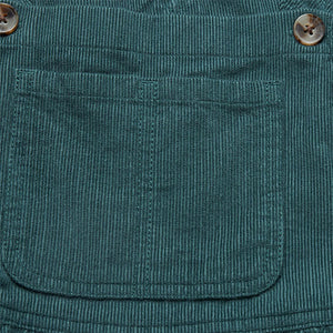 Teal Blue Relaxed Cord Pinafore (3-12yrs) - Allsport