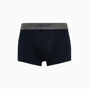 4PK GREY NAVY HIPSTERS PURE COTTON - Allsport
