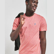 Load image into Gallery viewer, Pink Marl Regular Fit Stag T-Shirt - Allsport

