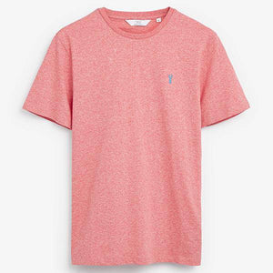 Pink Marl Regular Fit Stag T-Shirt - Allsport