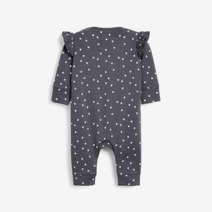 Charcoal Daddy Single Footless Baby Sleepsuit (0mths-18mths) - Allsport