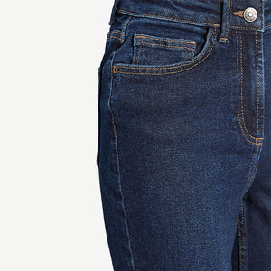 Dark Blue Wash High Rise Authentic Skinny Jeans - Allsport