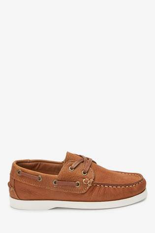 Leather Boat Shoes - Allsport