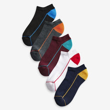 Load image into Gallery viewer, Rich 5 Pack Cushioned Trainer Socks (Men) - Allsport
