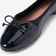 Load image into Gallery viewer, Navy Patent Forever Comfort® Ballerina Shoes - Allsport
