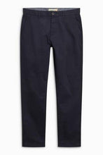 Load image into Gallery viewer, Navy Straight Fit Stretch Chinos - Allsport
