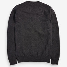 Load image into Gallery viewer, Charcoal Crew Neck Cotton Rich Jumper - Allsport
