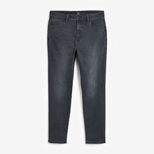 Load image into Gallery viewer, Dark Grey Tapered Slim Stretch Jeans - Allsport
