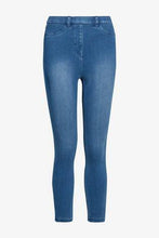 Load image into Gallery viewer, DARK BLUE JERSEY CROPPED LEGGINGS - Allsport

