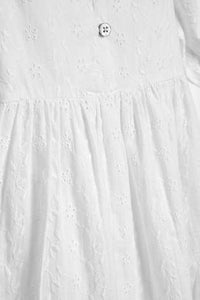 Broderie Button Dress - Allsport